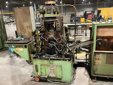 FENN 2-HI WIRE FLATTENING / SHAPING MILL W/ DRIVEN TURKSHEAD