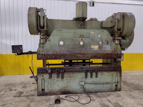 225 TON X 10' CINCINNATI MODEL #9 AUTO CYCLE AIR CLUTCH MECHANICAL PRESS BRAKE