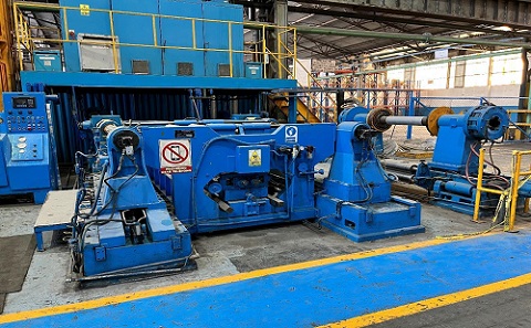 58 X .009 SCHMUTZ ALUMINUM FOIL SLITTING LINE