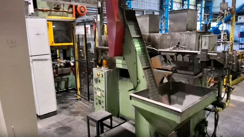 100 TON WILKINS & MITCHELL HOT FORGING PRESS W/ SUB PRESS