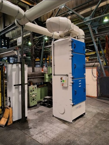 100 TON WILKINS & MITCHELL HOT FORGING PRESS W/ SUB PRESS