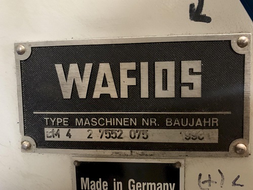WAFIOS MODEL BM4 WIRE FORMER