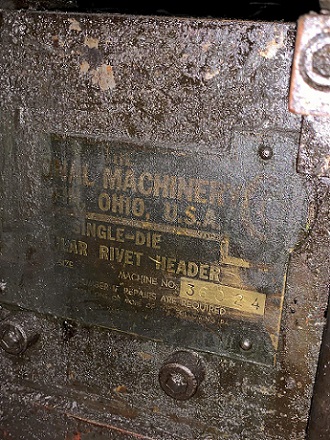 3/16 NATIONAL HIGH SPEED DSSD TUBULAR RIVET HEADER