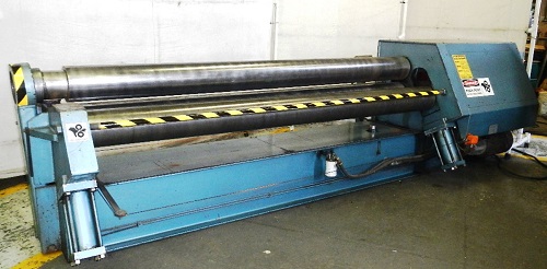 10' X 1/4 MONTGOMERY HYD. INITIAL PINCH PLATE BENDING ROLL
