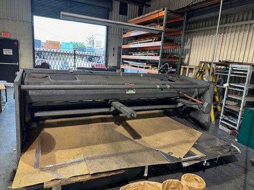 HELLER #HS 430, POWER HYD, SQUARING SHEAR