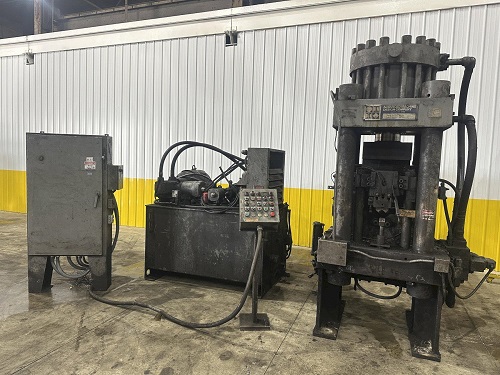 5 AMD MODEL#530-2230 AUTOMATIC HYDRAULIC BAR & BILLET SHEAR OR HYDRAULIC PRESS