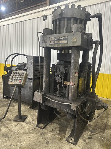 5 AMD MODEL#530-2230 AUTOMATIC HYDRAULIC BAR & BILLET SHEAR OR HYDRAULIC PRESS