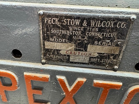 12 GA x 4' PEXTO POWER SQUARING SHEAR