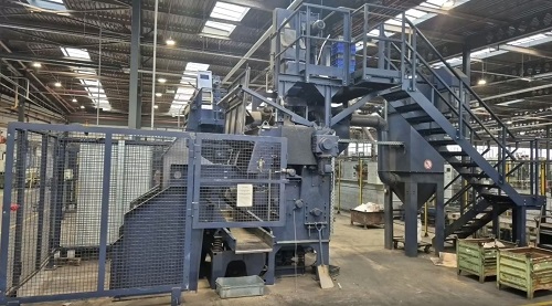 WHEELABRATOR MB 300G SHOT BLAST MACHINE