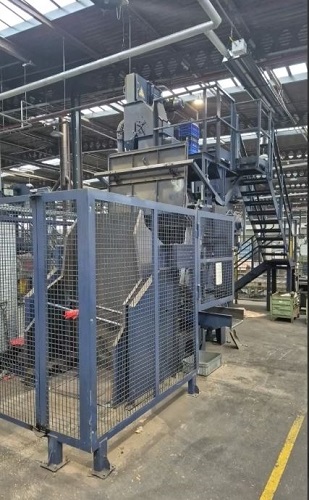 WHEELABRATOR MB 300G SHOT BLAST MACHINE