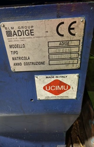 AUTOMATIC ADIGE CM601 TUBE/BAR COLD SAW