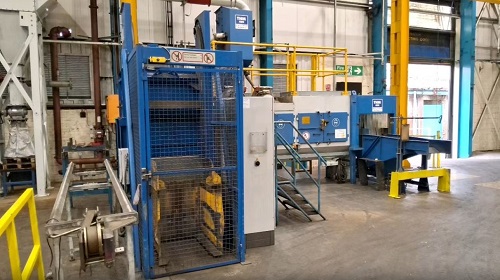 WALTHER TROWAL THM400/2 SHOT BLAST MACHINE (2013