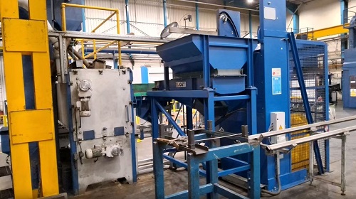 WALTHER TROWAL THM400/2 SHOT BLAST MACHINE (2013