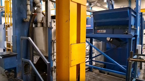 WALTHER TROWAL THM400/2 SHOT BLAST MACHINE (2013