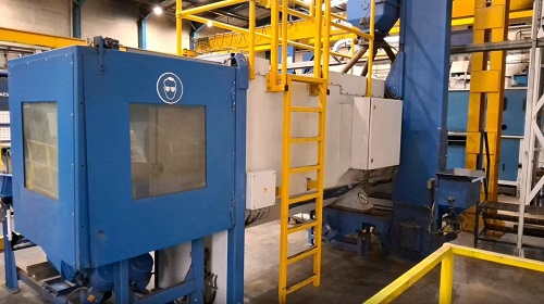 WALTHER TROWAL THM400/2 SHOT BLAST MACHINE (2013