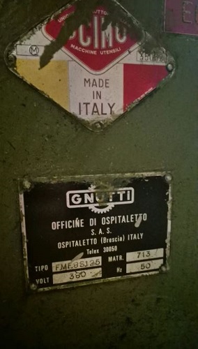 GNUTTI FMF-8S-125 TRANSFER MACHINE