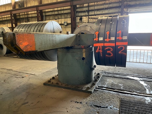 72 X 60,000# MICO FOUR ARM COIL STORAGE TURNSTILE