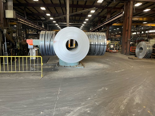 72 X 60,000# MICO FOUR ARM COIL STORAGE TURNSTILE