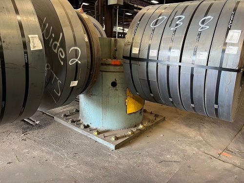 72 X 60,000# MICO FOUR ARM COIL STORAGE TURNSTILE