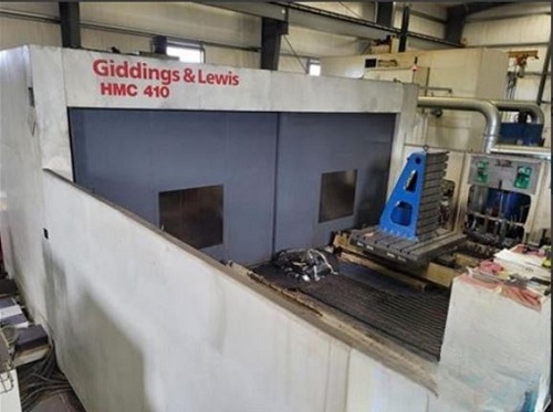 GIDDINGS & LEWIS 410 CNC HORIZONTAL MACHINING CENTER W/ 63 X 49 PALLETS