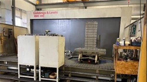 GIDDINGS & LEWIS 410 CNC HORIZONTAL MACHINING CENTER W/ 63 X 49 PALLETS