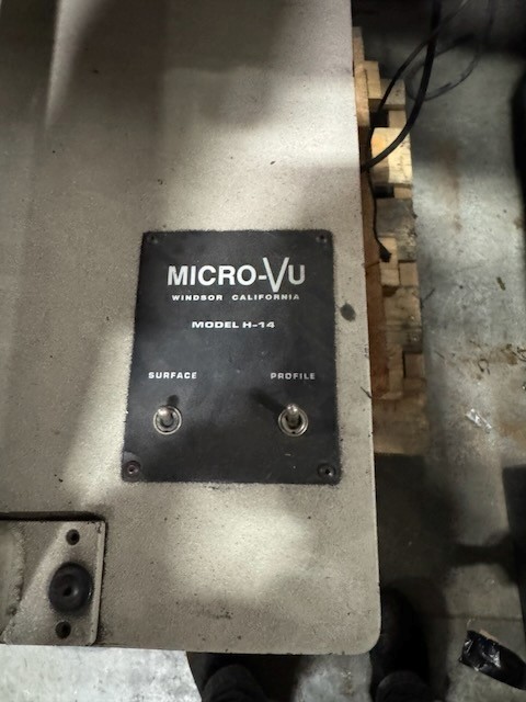 MICRO-VU #H14, OPTICAL COMPARATOR