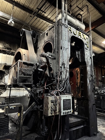 2500 Ton, AJAX FORGING PRESS