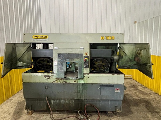 10 X 10 HYD-MECH MODEL #H-10A FULLY AUTOMATIC HORIZONTAL BANDSAW