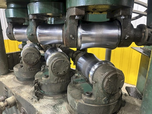 2.250 MACK-HEMP MODEL #924R ROTARY 6-ROLL TUBE & PIPE STRAIGHTENER