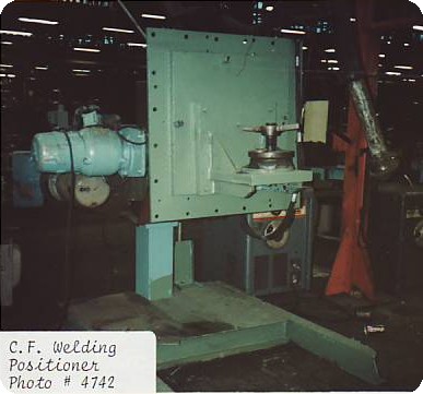 6000 Lb., CULLEN & FRIEDSTEDT MODEL #60 WELDING POSITIONER