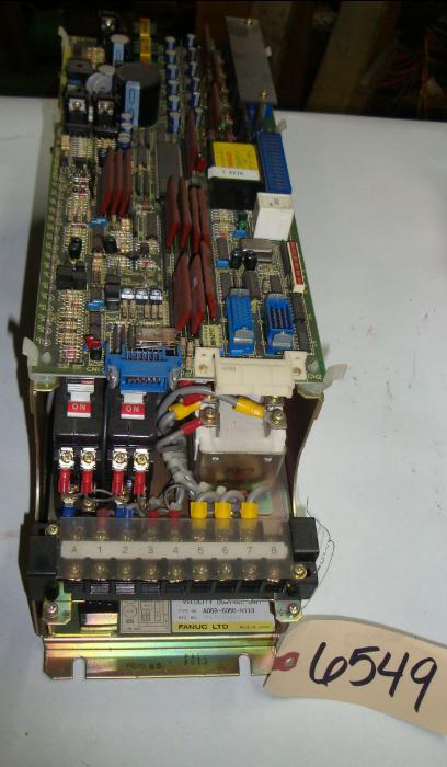 SERVO AMP: FANUC A06B-6050-H113 SERVO AMP, 20S/1500 SERIES