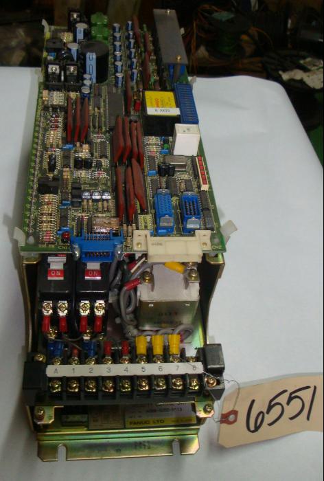 SERVO AMP: FANUC A06B-6050-H113 SERVO AMP, 20S/1500 SERIES