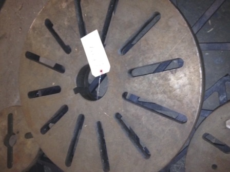 18 Diameter Steady Rest, 2 Rollers, Only Half, 17 CH, 17 W V-Flat