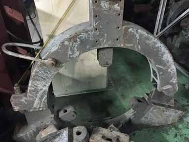 17 Steady Rest, 3 Roll, 19 Center Height, 16-1/2 W Flat-Flat