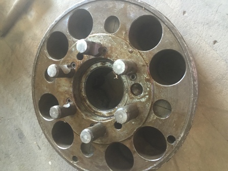 12 CUSHMAN 4 Jaw Chuck D 1-6 Back