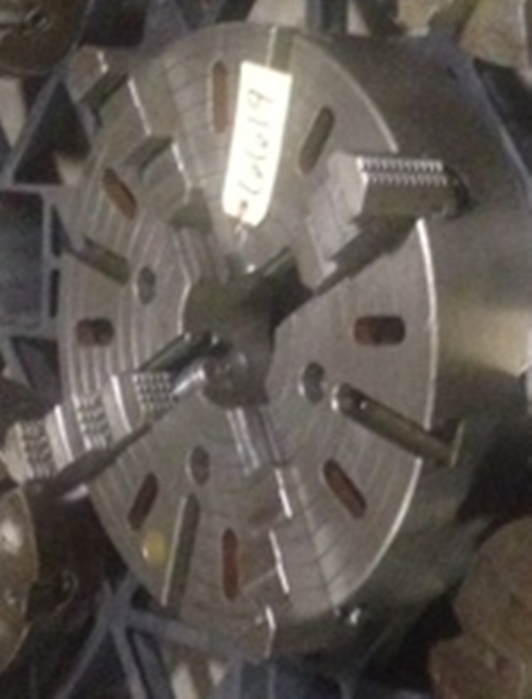 19-1/2 Bison 4 Jaw Bolt On Type Chuck