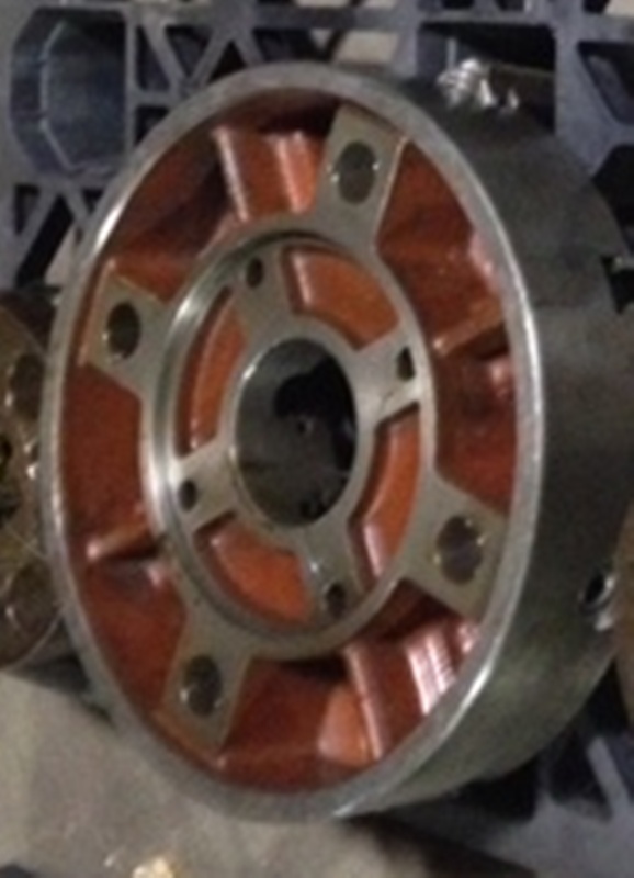 19-1/2 Bison 4 Jaw Bolt On Type Chuck