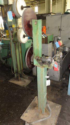 WIRE CLEANING LINE, 4,000 Lb MACBEE, 6 to 16 Ga Cap, 22 to 36 Spools, 30 HP