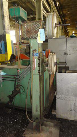 WIRE CLEANING LINE, 4,000 Lb MACBEE, 6 to 16 Ga Cap, 22 to 36 Spools, 30 HP