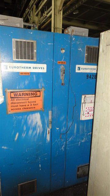 WIRE CLEANING LINE, 4,000 Lb MACBEE, 6 to 16 Ga Cap, 22 to 36 Spools, 30 HP