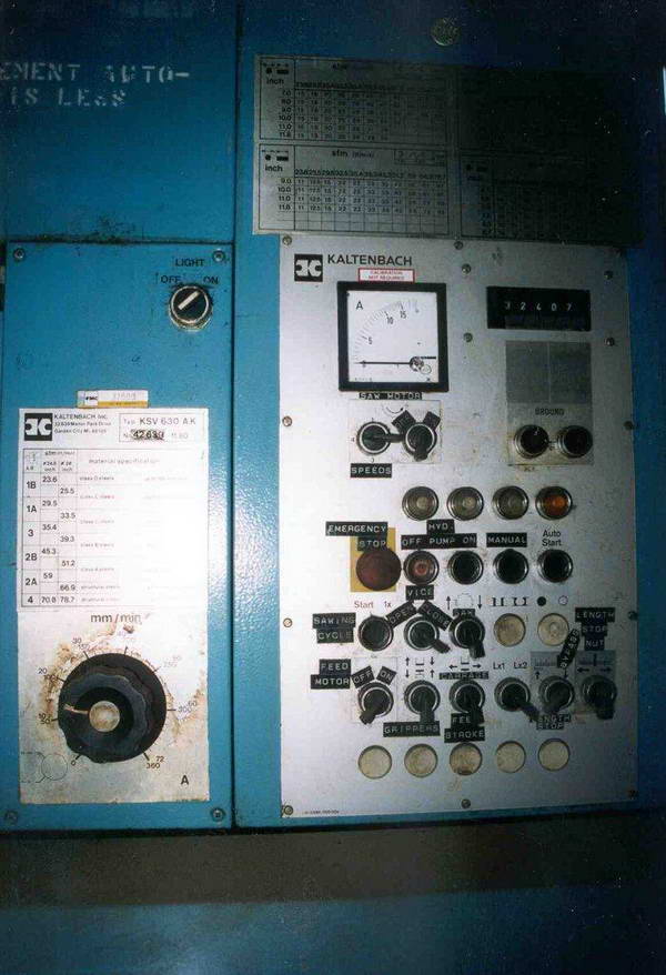 28 KALTENBACH #KSV630AK, 9-1/8 Rd, 12 x 16 Rect, 7-1/2 Sqs, 1980