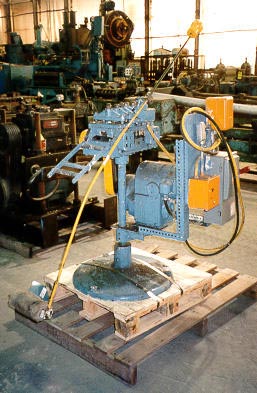 .036 x 6 US TOOL 3 Over 4 Stock Straightener, Entry/Exit Driven Pinch Rolls