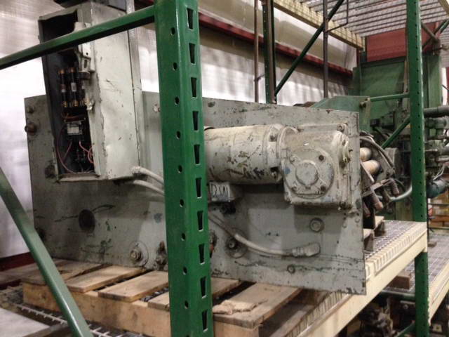 4,000 Lb US BAIRD MODEL AN40-44-017215 Motorized Coil Cradle, 10 Wide, 48 OD