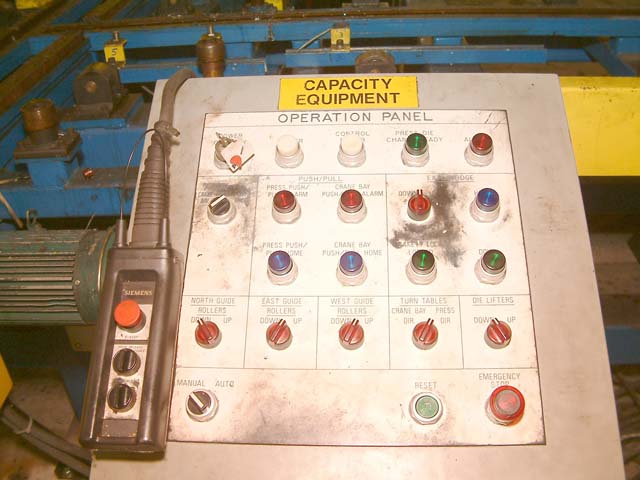 15,000 Lb Die Handling System, Many Spare Parts Including Spare Control