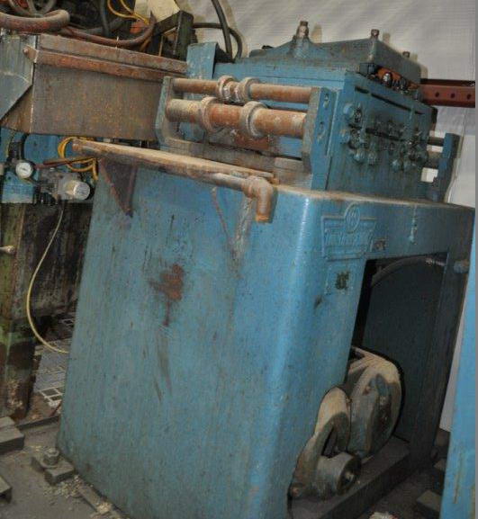 .090 x 12 COOPER WEYMOUTH PETERSON 7-Roll Stock Straightener, Entry/Exit Pinch