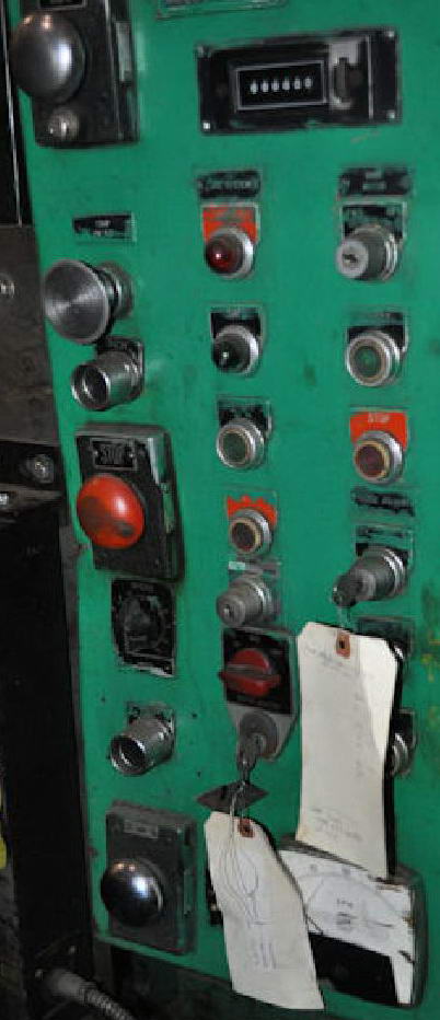 100 Ton VERSON SSDC Press, 4 Str, 16 SH, 54 x 36 Bed, 45 to 90 SPM