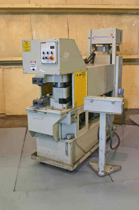 3 ADDISON MCKee Tube Trimmer, 6 Sec Cycle, AB Controls, 20 HP