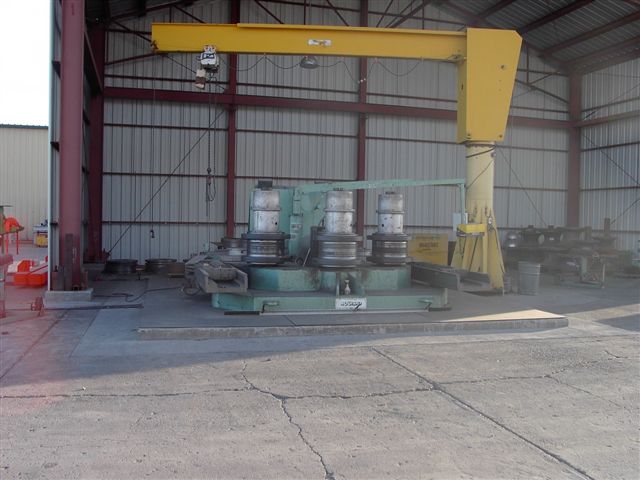 8 x 8 x 1-1/4 ROUNDO Angle Bending Rolls, For Large I-Beams, 108 HP