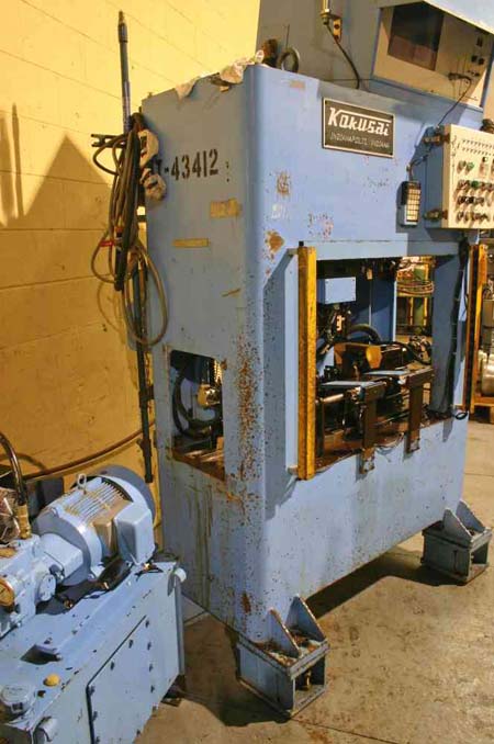 KOKUSAI MODEL ASC-20S22 HYDRAULIC SHAFT STRAIGHTENING PRESS