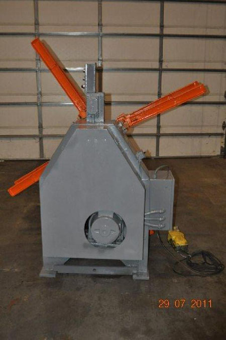 4,000 Lb EGAN #M-400-18 Motorized Uncoiler, 18 Mandrel, 16 to 20 ID, 72 OD